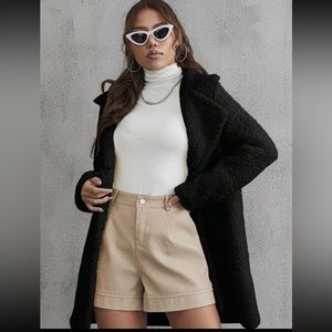 NEW BLACK TEDDY COAT